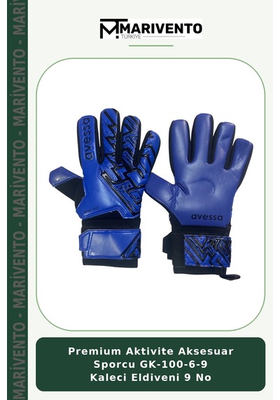 Premium Aktivite Aksesuar Sporcu Gk-100-6-9 Kaleci Eldiveni 9 No Çok Renkli