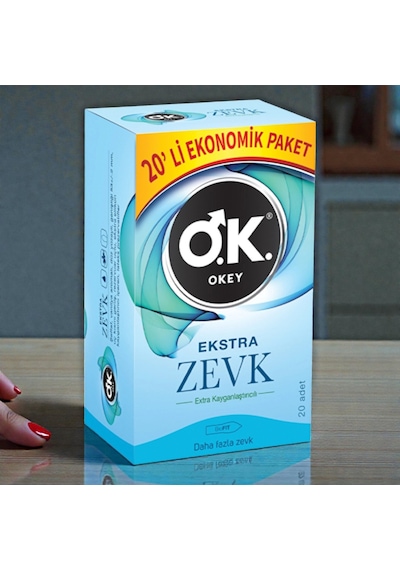 Okey Ekstra Zevk Prezervatif 20'li