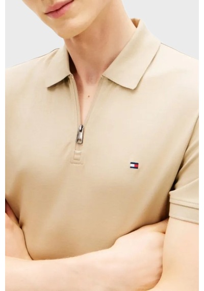 Tommy Hilfiger Erkek Polo Yaka T Shirt Mw0mw42758 Rbt Kum Kum