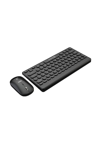 Gravion Km-bt37 Çif Modlu Wireles Bluetooth Klavye Mouse Set Siyah Optik