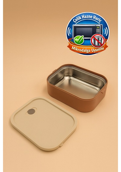 Tier - 2 Katlı Sızdırmaz Kapaklı Lunchbox 1000 Ml Pembe