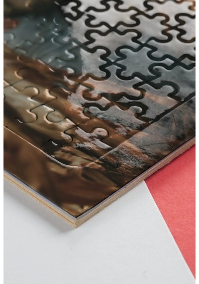 Kişiye Özel Sevgiliye Fotoğraflı Kendinden Ayaklı Yapboz Puzzle -