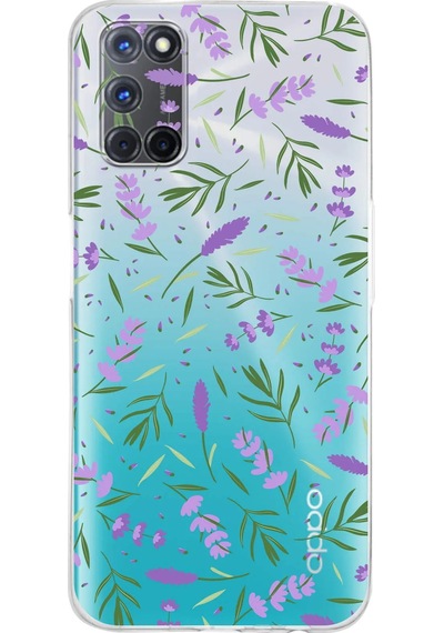 Oppo A52 İle Uyumlu Water Color 3 Kamera Korumalı Şeffaf Kılıf Şeffaf