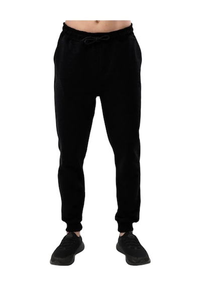 Raru Ribanalı Sweat Pantolon Sentus Siyah