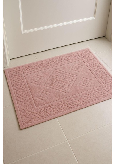 50 X 70 Ebatında %100 Pamuklu Ayak Havlusu Pembe