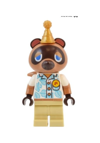 Lego Minifigür Animal Crossing Tom Nook Ani001