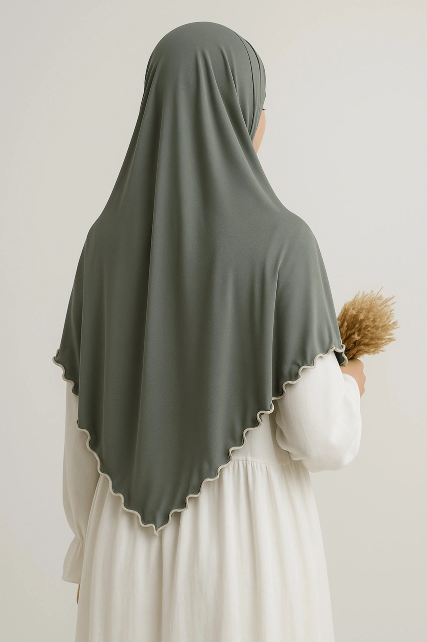 Mim Eşarp Enba Premium Jersey Sandy Şal - 75x190 Cm Koyu Gri