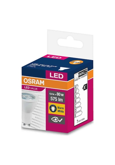 Osram Led Value 6,9w Par16 80 36 Gu10 2700k