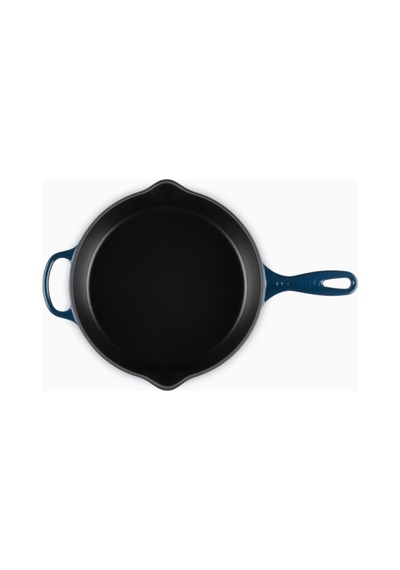 Le Creuset Profesyonel Servis Yüksek Döküm Tava 26 Cm Lacivert