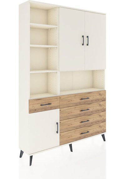 Arges Dolap 8 Raflı 5 Çekmeceli 3 Kapaklı 132x30x195 Aytaşı-aytaşı/çam Aytası/atlas Çam Arges Dolap 8 Raflı 5 Çekmeceli 3 Kapaklı 132x30x195 Aytaşı-aytaşı/çam Aytası/atlas Çam