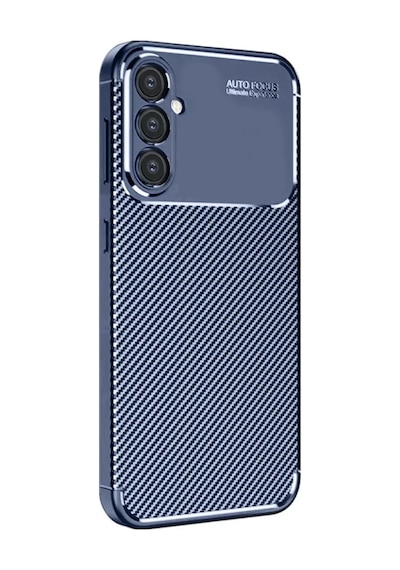 Newface Samsung Galaxy A16 5g Kılıf Auto Focus Karbon Kapak - Lacivert