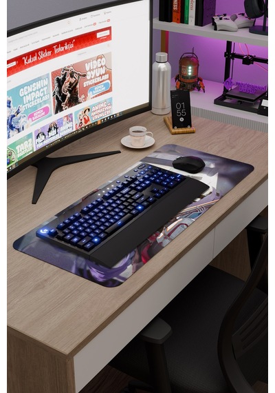 Chevreuse Genshin Impact Anime Gacha V1 - 70x30 Xl Gaming Mouse Pad Fare Altlığı
