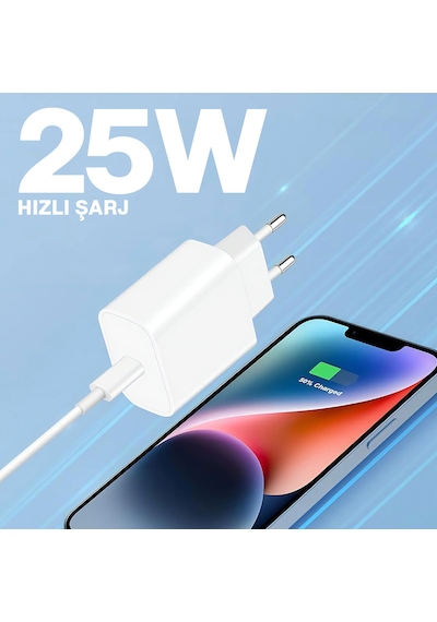 Woyax By Deji Apple Uyumlu iPhone 25 W PD Hızlı Şarj Adaptörü