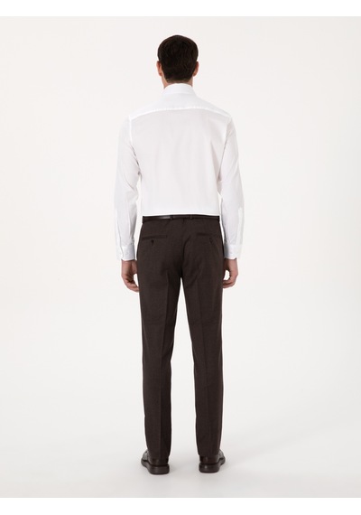 Cacharel Kahverengi Slim Fit Kumaş Pantolon Cacharel Kahverengi Slim Fit Kumaş Pantolon