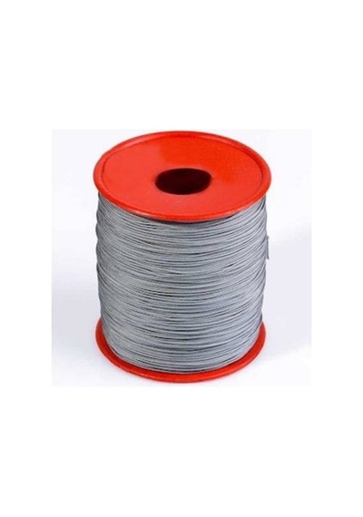 Bs Polyester Plise Sineklik Ipi Açık Gri 1.2 Mm 500 Metre