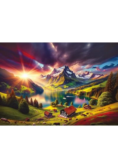 Art Puzzle Alplerin Kıyısında 500 Parça Puzzle