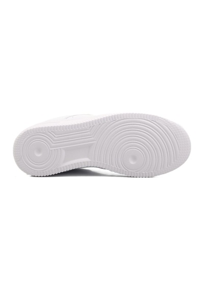 Beyaz Bağcıklı Unisex Spor Ayakkabı 042 G Beyaz-beyaz Beyaz