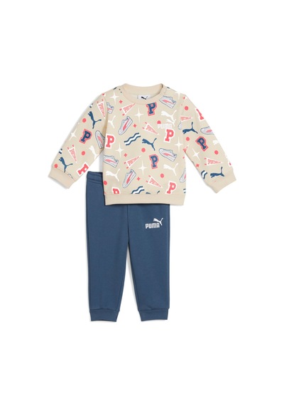 Puma Mınıcats Crew Bebek Eşofman Takımı 689731 87 BEYAZ