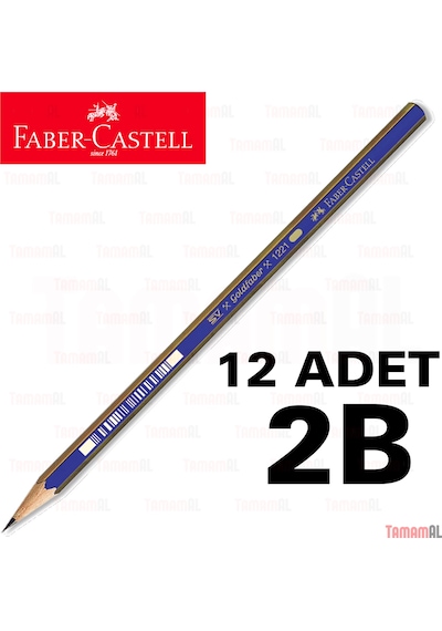 Faber Castell Resim Çizim Kalemi Dereceli 1221 2B 8690826210213 N11.324