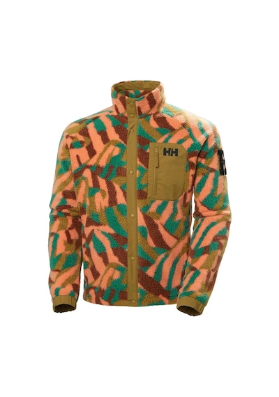 Helly Hansen Panorama Printed Pile Snap Erkek Ptrl Turuncu