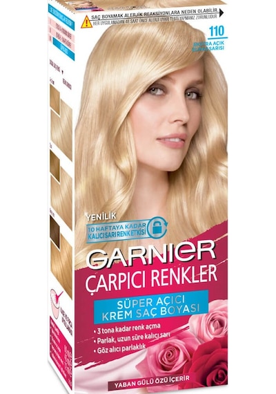 Garnier Saç Boyası Çarpıcı Renkler 110 Ekstra Açık Elmas Sarısı
