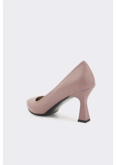 Derinet Hakiki Deri Kadın Stiletto Lila LİLA