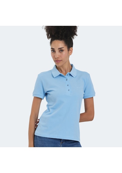 Slazenger VERA I Kadın Polo Yaka Mavi Tişört
