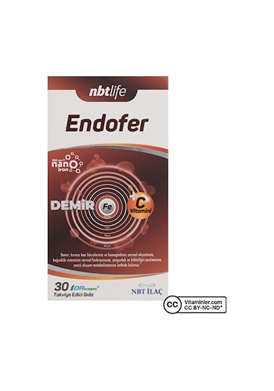 Nbt Life Endorfer Demir 30 Kapsül