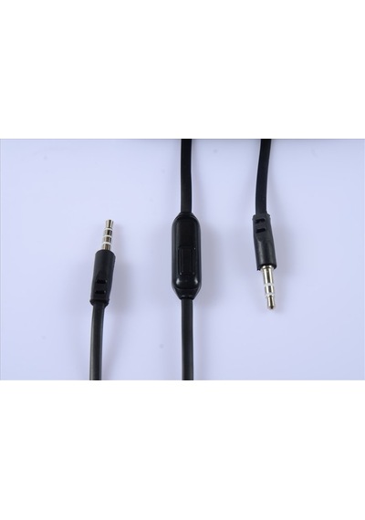 Mytell Universal Mikrofonlu 3.5 Mm-3.5 Mm Aux Baglanti Kablosu Siyah A Kalite