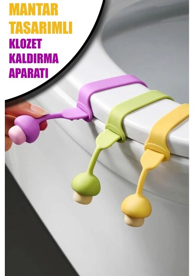 1 Adet Mantar Tasarımlı Klozet Kaldırma Aparatı Şık Diğer