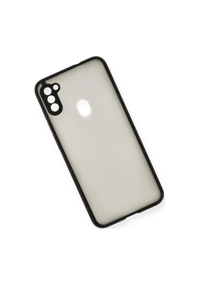 Samsung Galaxy A11 Kılıf Montreal Silikon Kapak - Siyah 0.2M-Çok Renkli