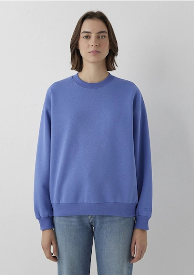 Mavi Bisiklet Yaka Sweatshırt Bleached Denim Mor