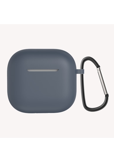 Apple Uyumlu AirPods 4. Nesil Kılıf Standart Yumuşak Silikon Kılıf Lacivert
