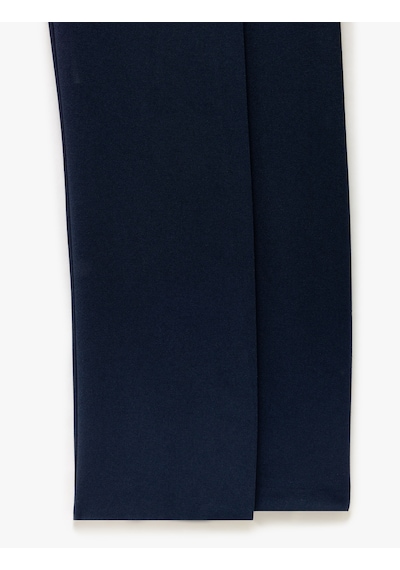 Koton Krep Kumaş Bol Kalıp Kemerli Cepli Geniş Paça Pantolon Lacivert 5sak40348pw Lacivert