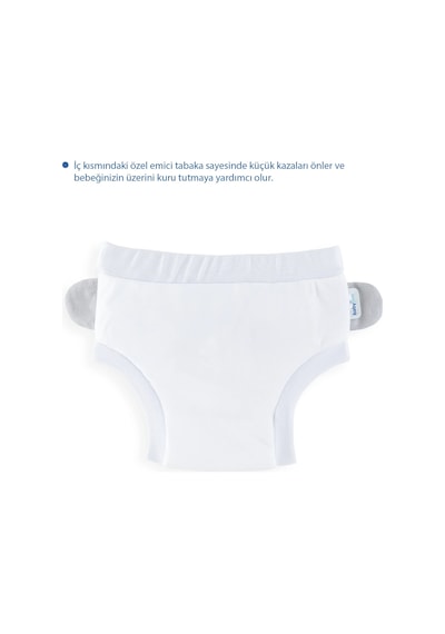 Babyjem Soft Alıştırma Külodu Beyaz 2 Yaş