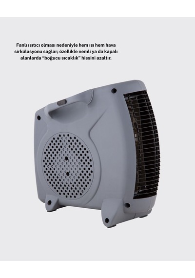 Çok Fonksiyonlu Fanlı Isıtıcı Isıtma Ve Soğuk Hava Üfleme Özellikli Mh-hs8509-0203 Diğer