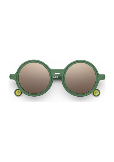 Olivio&co Classic Round Toddler Güneş Gözlüğü - Cactus Green Çok Renkli