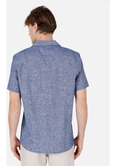 Colin's Colins Normal Kesim Shirt Yaka Cepli Mavi Erkek Kısa Kol Gömlek Cl1068758 Cl1068758 Q1.v1 Inv İndigo