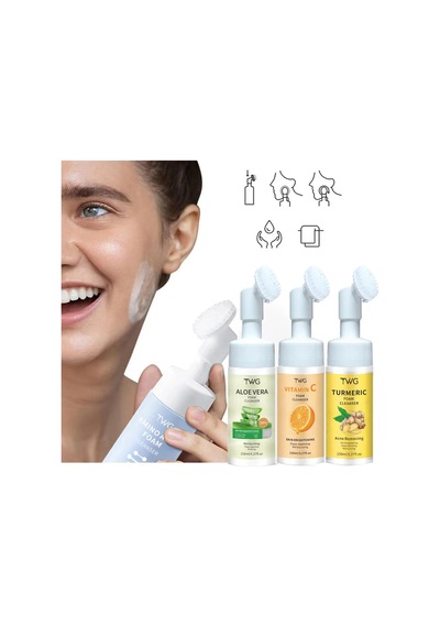 Fırçalı Yüz Temizleme Köpüğü 150ml Aloe Vera