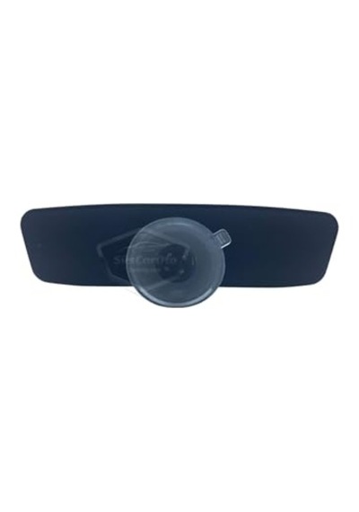 Her Araca Uyumlu Siyah Çerçeveli Dikiz Aynası 60 Mm X 240 Mm Vantuzlu İç İlave Ayna