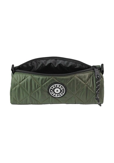 Jacbag Prime Soft-kapitone Üçgen Kalemkutu Prime Soft-haki renkli