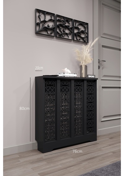 Dekoratif Petek Dolabı Kalorifer Peteği Kapatma Ünitesi Modern Tasarım İç Ölçü 76 Cm Dış Ölçü 80 Cm Petek 76 Siyah D5 Dekoratif Petek Dolabı Kalorifer Peteği Kapatma Ünitesi Modern Tasarım İç Ölçü 76 Cm Dış Ölçü 80 Cm Petek 76 Siyah D5