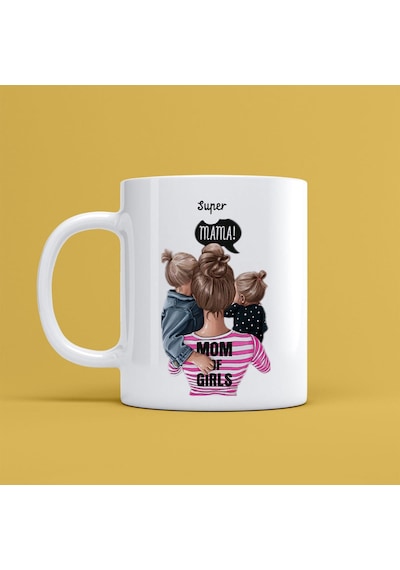 Anne Kız Tasarımlı Kupa Bardak MR-01