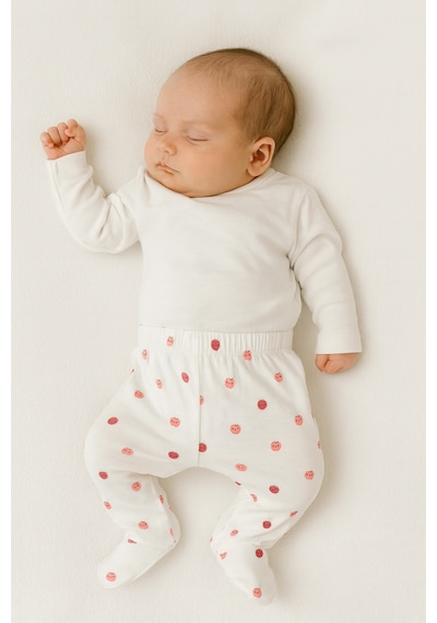 Hellobaby 3 Adet Patikli Pantolon Beyaz