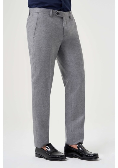 Bisse Erkek Regular Fit Flanel Klasik Pantolon Gri Ppnk23k23201 D55 Gri