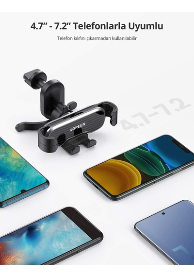 Ugreen 80871 Mekanik Araç İçi Kancalı Telefon Tutucu