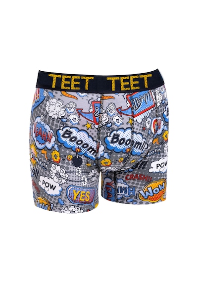 Teet Premium Erkek Boxer Pamuklu Desenli 4'Lü Set K1 001