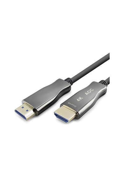 Fiber Optik Hdmi 2.0 Kablo 4k 60 Hz 10 M Siyah Gri Hdx2055