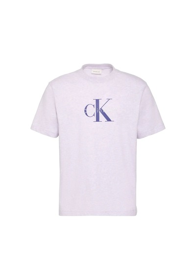Calvin Klein Ss Hero Monologo Tee, R9e, S Mor Erkek T-shirt