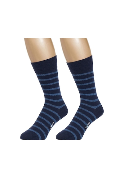 Ozzy Socks 3 Çift Dikişsiz Erkek Penye Pamuklu 4 Mevsim Çorap Dayanıklı Topuk Burun Lacivert